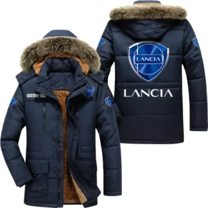 Car Parka hoodie, Coat with Hood Exclusive Logo For Car Motorcycles Lovers CAR7002082135 - Navy