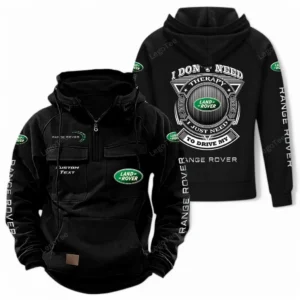 Truck Hoodie Tactical Quarter Zip, Hoodie Exclusive Logo For Car Owners CAR106021525015 - Black