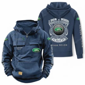Truck Hoodie Tactical Quarter Zip, Hoodie Exclusive Logo For Car Owners CAR106021525015 - Dark Blue