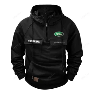 Truck Hoodie Tactical Quarter Zip, Hoodie Exclusive Logo For Truck Lovers - Black CAR109021425393-2