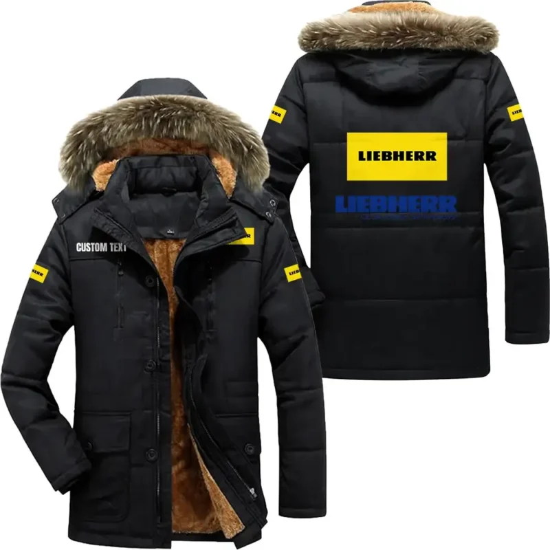 Auto Parka hoodie, Coat with Hood Exclusive Logo For Car Motorcycles Lovers CAR7002082142 - Black