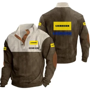 Auto Men's Stand Up Collar Base Shirt, Collar Hoodie Exclusive Logo For Car Motorcycles Fans CAR20012108 - Brown