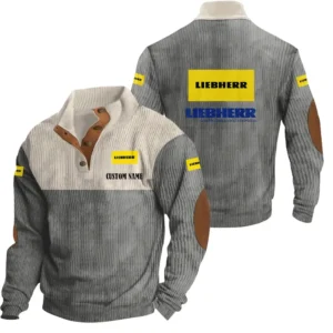 Auto Men's Stand Up Collar Base Shirt, Collar Hoodie Exclusive Logo For Car Motorcycles Fans CAR20012108 - Grey