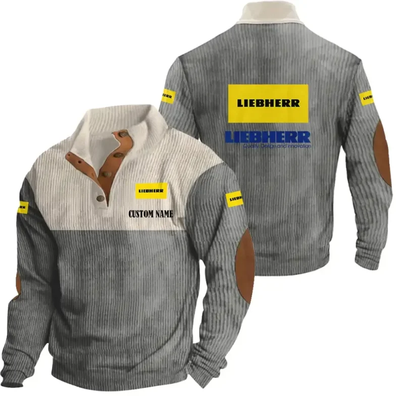 Auto Men's Stand Up Collar Base Shirt, Collar Hoodie Exclusive Logo For Car Motorcycles Fans CAR20012108 - Grey