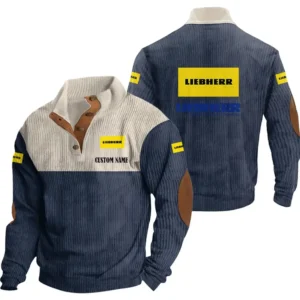 Auto Men's Stand Up Collar Base Shirt, Collar Hoodie Exclusive Logo For Car Motorcycles Fans CAR20012108 - Navy Blue