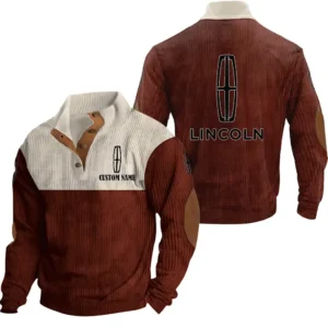 Retro Car Men's Stand Up Collar Base Shirt, Collar Hoodie Exclusive Logo For Car Motorcycles Fans CAR20012109 - Red