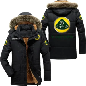 Classic Auto Cars Parka hoodie, Coat with Hood Exclusive Logo For Car Motorcycles Lovers CAR7002082144 - Black
