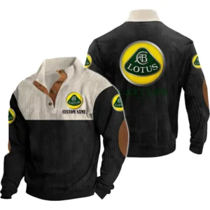 Classic Auto Cars Men's Stand Up Collar Base Shirt, Collar Hoodie Exclusive Logo For Car Motorcycles Fans CAR20012110 - Black