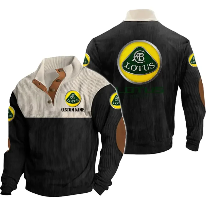 Classic Auto Cars Men's Stand Up Collar Base Shirt, Collar Hoodie Exclusive Logo For Car Motorcycles Fans CAR20012110 - Black