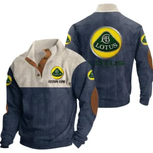 Classic Auto Cars Men's Stand Up Collar Base Shirt, Collar Hoodie Exclusive Logo For Car Motorcycles Fans CAR20012110 - Navy Blue
