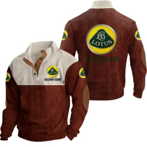 Classic Auto Cars Men's Stand Up Collar Base Shirt, Collar Hoodie Exclusive Logo For Car Motorcycles Fans CAR20012110 - Red