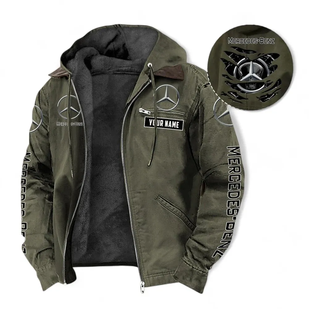 Luxury Auto Fans Gift Hooded And Flannel Hoodie, Jacket Exclusive Logo For Car Lovers, Custom Name CAR391072125667-Green