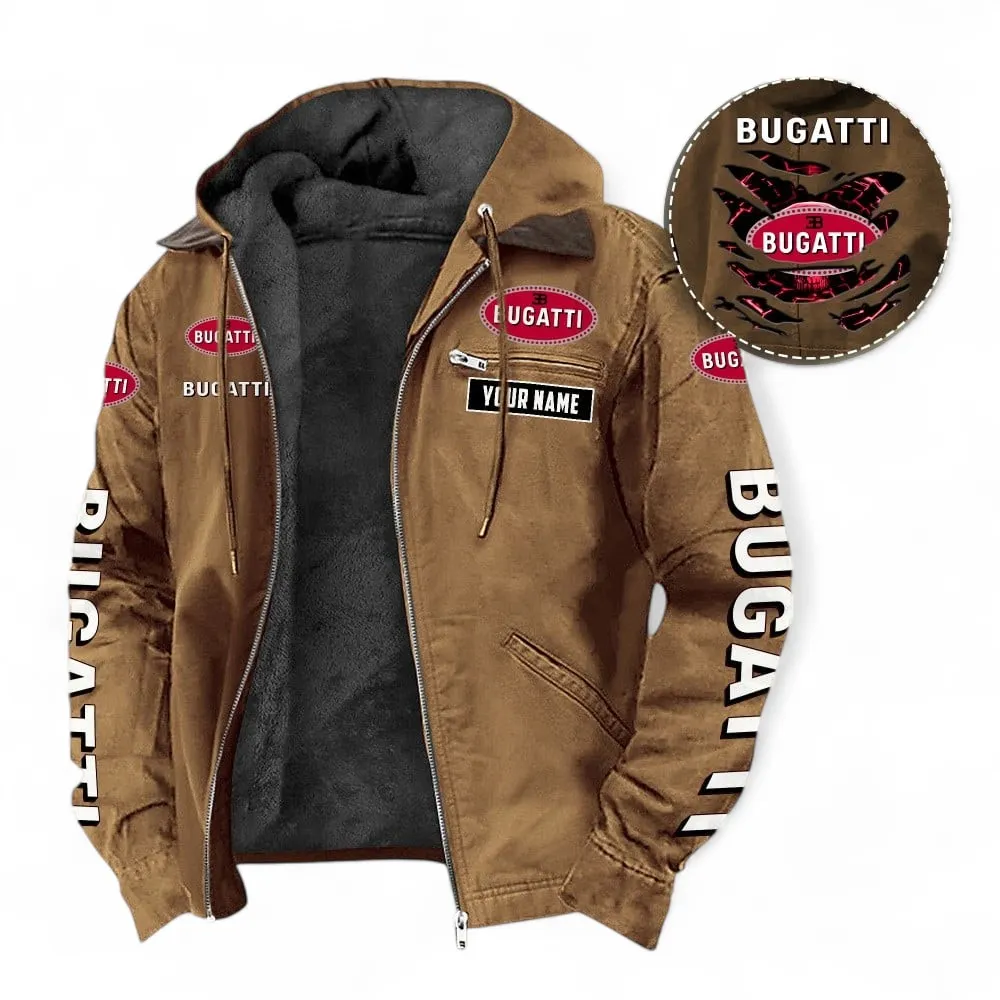 Luxury Car Fans Gift Hooded And Flannel Hoodie, Jacket Exclusive Logo For Car Owners, Custom Name CAR391072125681-Camel