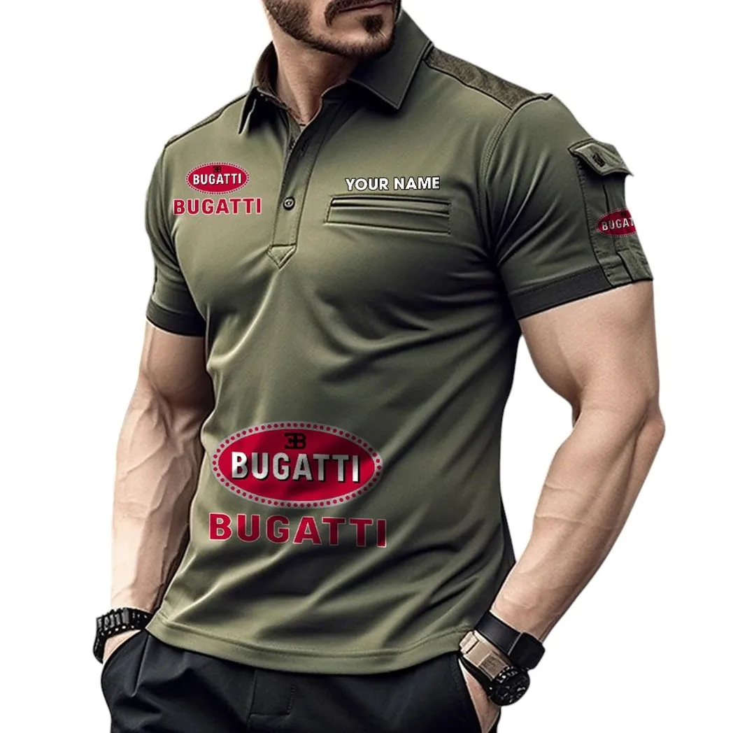 Luxury Hypercar Fans Gift Pocket Polo Shirt, Polo Shirt Exclusive Logo For Luxury Hypercar Fan, Custom Name CAR450051325349 - Green
