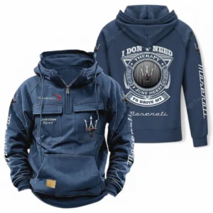 Luxury Car Hoodie Tactical Quarter Zip, Hoodie Exclusive Logo For Car Owners CAR106021525041 - Dark Blue