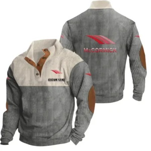Car Men's Stand Up Collar Base Shirt, Collar Hoodie Exclusive Logo For Car Motorcycles Fans CAR20012117 - Grey