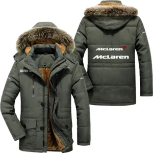 Racing Car Automotive Parka hoodie, Coat with Hood Exclusive Logo For Car Motorcycles Lovers CAR7002082153 - Army Green