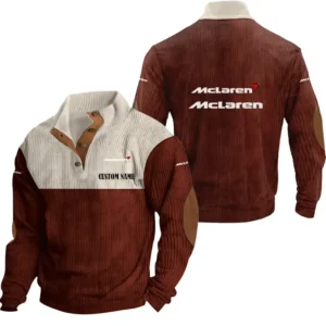 Racing Car Automotive Men's Stand Up Collar Base Shirt, Collar Hoodie Exclusive Logo For Car Motorcycles Fans CAR20012118 - Red