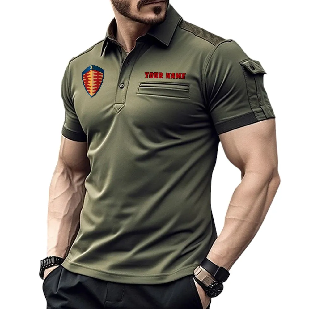 Megacars Fans Gift Pocket Polo Shirt, Polo Shirt Exclusive Logo For Megacars Fan, Custom Name CAR445060325024 - Green