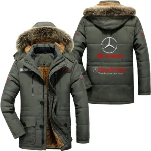 Luxuty Car Parka hoodie, Coat with Hood Exclusive Logo For Car Motorcycles Lovers CAR7002082155 - Army Green