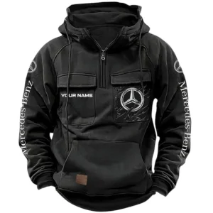Luxuty Car Hoodie Tactical Quarter Zip, Hoodie Exclusive Logo For Luxuty Car Lovers CAR164022425127 - Black