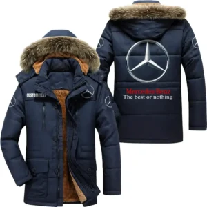 Luxuty Car Parka hoodie, Coat with Hood Exclusive Logo For Car Motorcycles Lovers CAR7002082156 - Navy