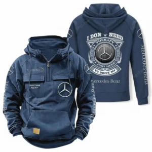 Luxuty Car Hoodie Tactical Quarter Zip, Hoodie Exclusive Logo For Car Owners CAR106021525001 - Dark Blue