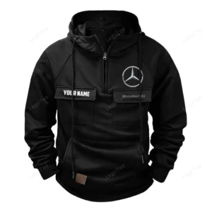Luxuty Car Hoodie Tactical Quarter Zip, Hoodie Exclusive Logo For Luxuty Car Lovers - Black CAR109021425334-2