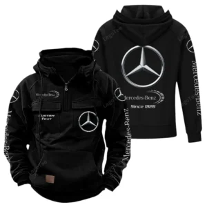 Luxuty Car Hoodie Tactical Quarter Zip, Hoodie Exclusive Logo For Luxuty Car Lovers - Black CAR96021425667-2