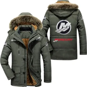 Machine Parka hoodie, Coat with Hood Exclusive Logo For Car Motorcycles Lovers CAR7002082157 - Army Green
