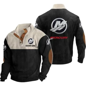 Machine Men's Stand Up Collar Base Shirt, Collar Hoodie Exclusive Logo For Car Motorcycles Fans CAR20012121 - Black