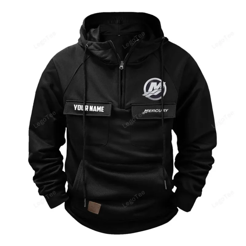 Machine Hoodie Tactical Quarter Zip, Hoodie Exclusive Logo For Machine Lovers - Black CAR109021425356-2