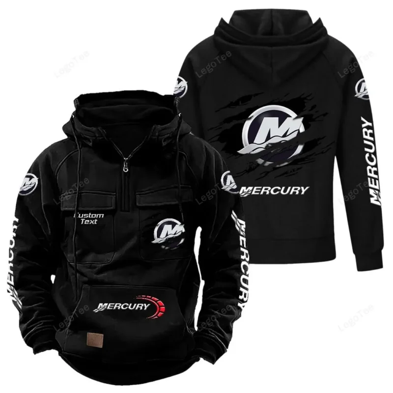 Machine Hoodie Tactical Quarter Zip, Hoodie Exclusive Logo For Machine Lovers - Black CAR122021425034-2