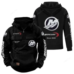 Machine Hoodie Tactical Quarter Zip, Hoodie Exclusive Logo For Machine Lovers - Black CAR96021425694-2