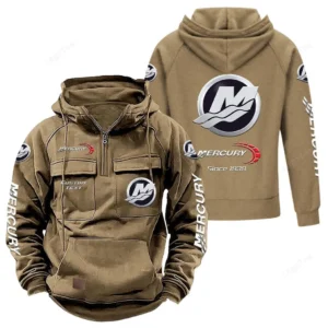 Machine Hoodie Tactical Quarter Zip, Hoodie Exclusive Logo For Machine Lovers - Khaki CAR96021425694-4