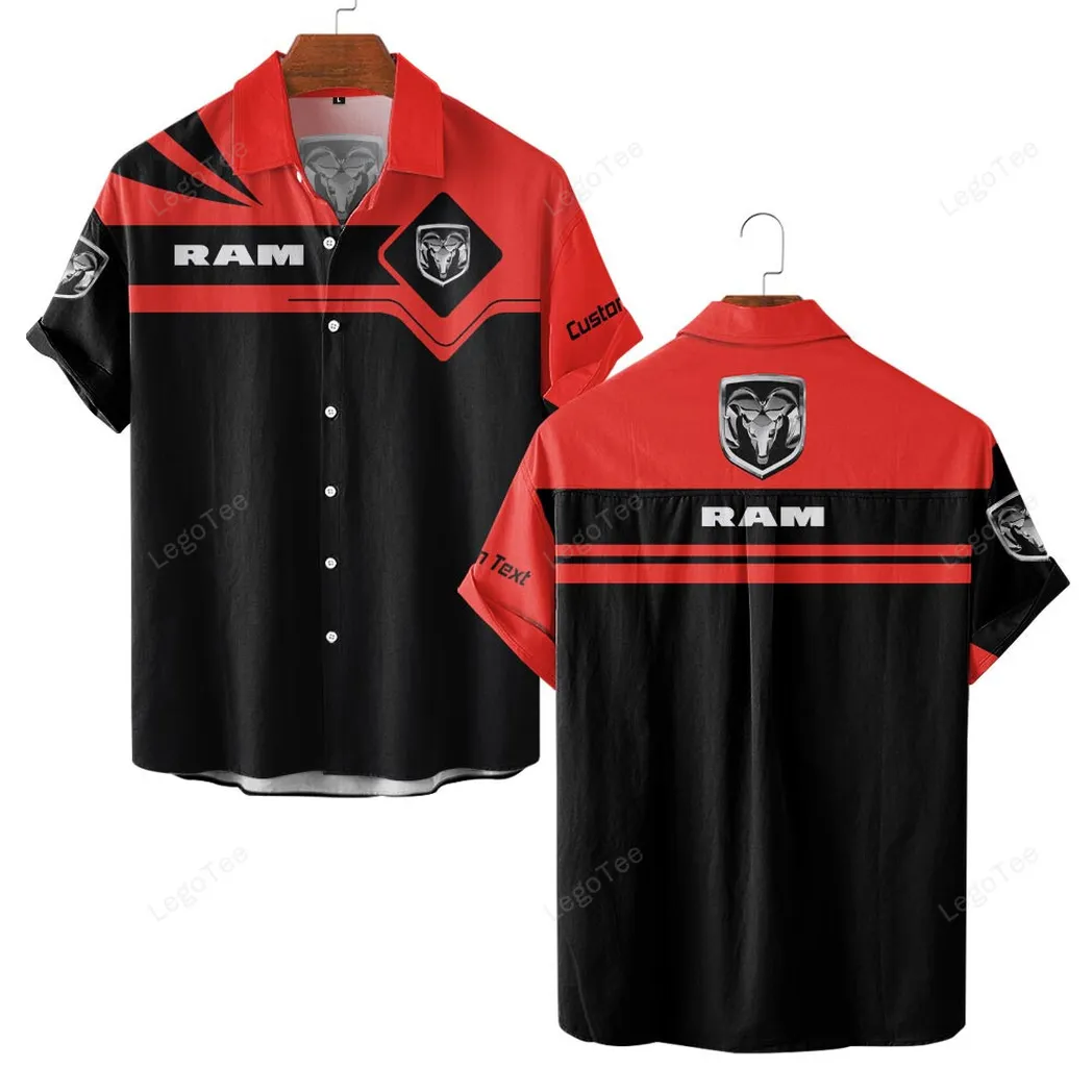 Monster Truck Lovers Gift Hawaiian Shirt, Button up Shirt Exclusive Logo For Monster Truck Lovers, Custom Name CAR9803032562