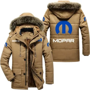 Car Parka hoodie, Coat with Hood Exclusive Logo For Car Motorcycles Lovers CAR7002082161 - Khaki