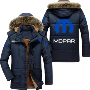 Car Parka hoodie, Coat with Hood Exclusive Logo For Car Motorcycles Lovers CAR7002082161 - Navy
