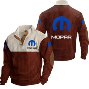 Car Men's Stand Up Collar Base Shirt, Collar Hoodie Exclusive Logo For Car Motorcycles Fans CAR20012126 - Red