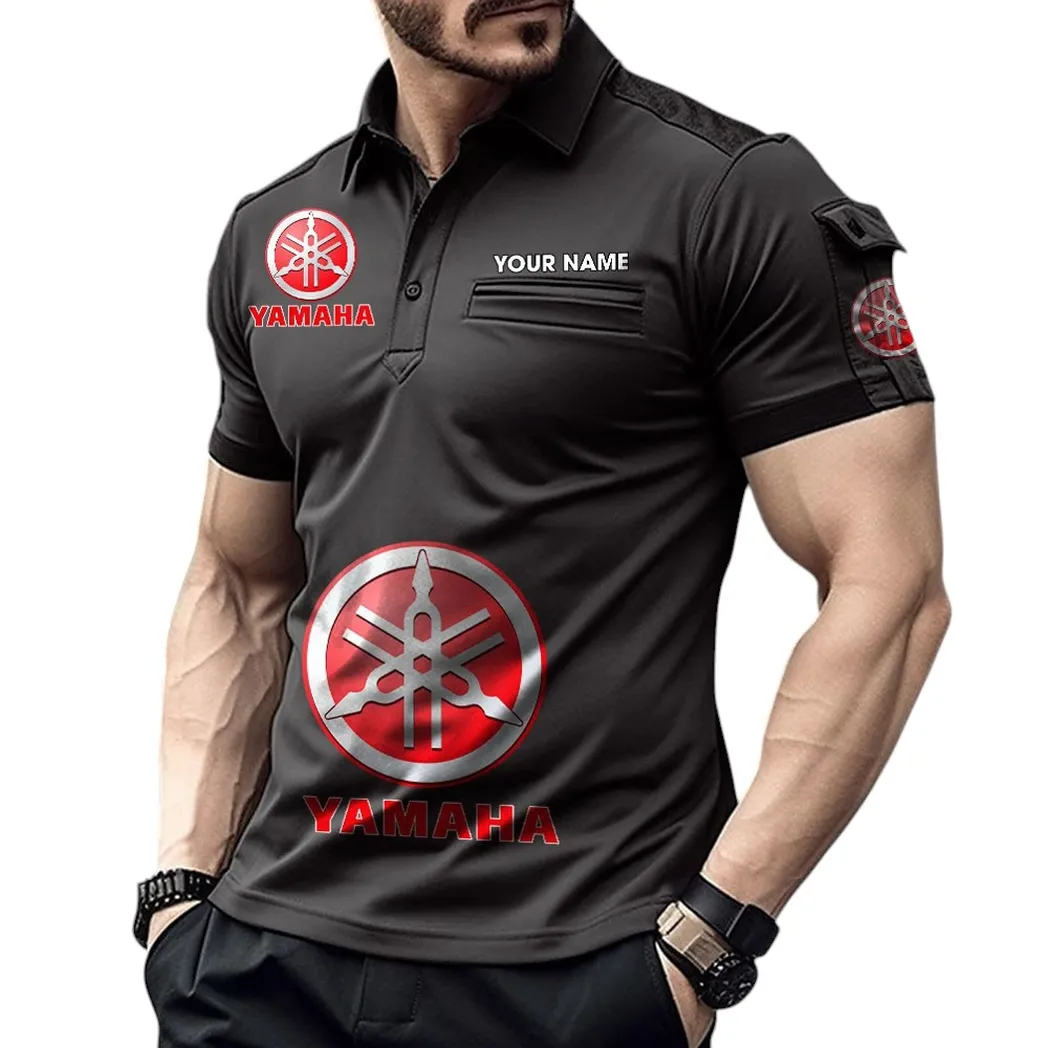 Motor Fans Gift Pocket Polo Shirt, Polo Shirt Exclusive Logo For Motor Fan, Custom Name CAR450051325392 - Black