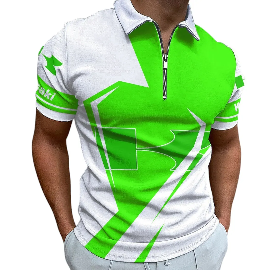 Motorcycles Fans Gift Zipper Polo Shirt, Shirt Exclusive Logo For Motorcycles Lovers CAR3202122513