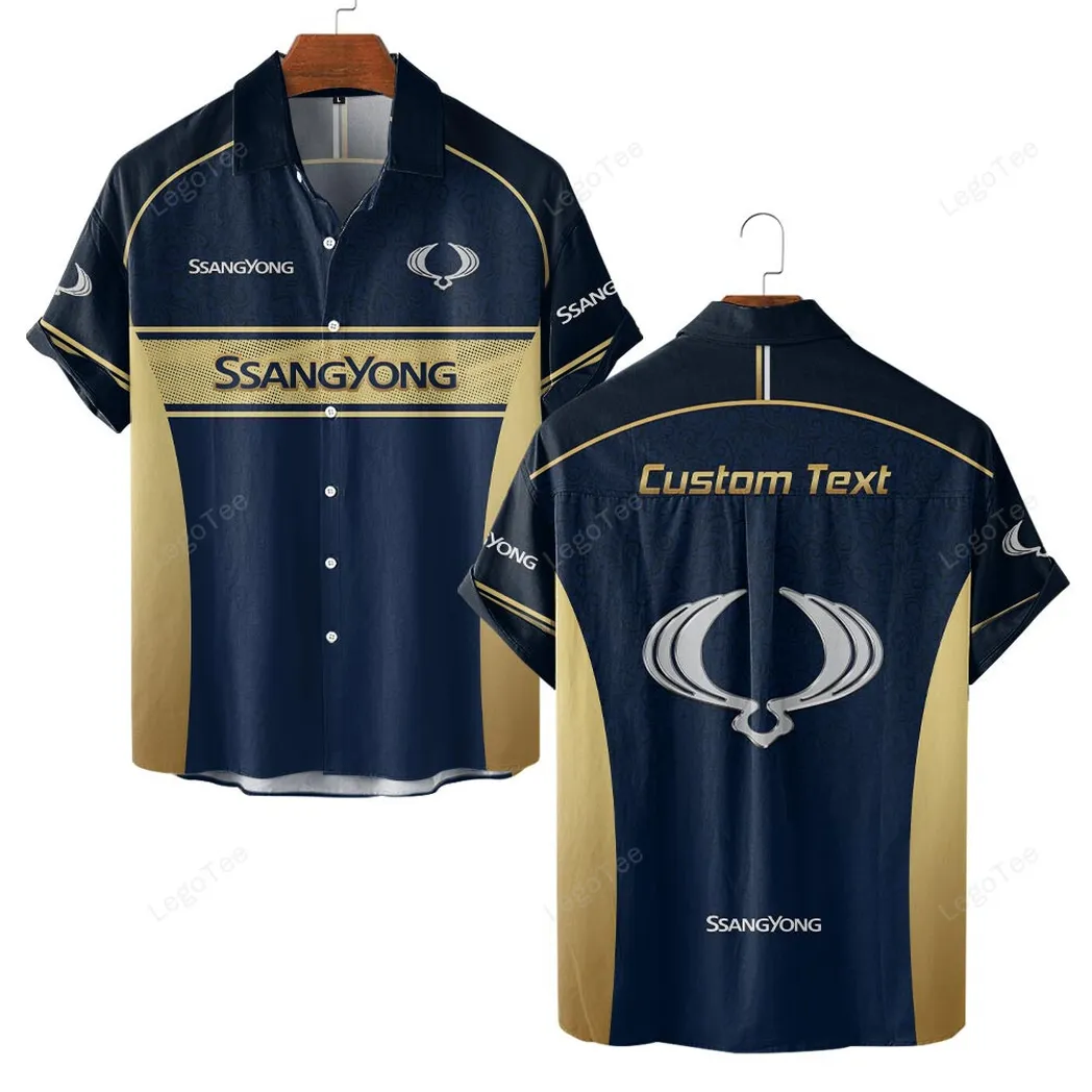 Motors Fans Gift Hawaiian Shirt, Button up Shirt Exclusive Logo For Motors Lovers, Custom Name CAR137021325957-3
