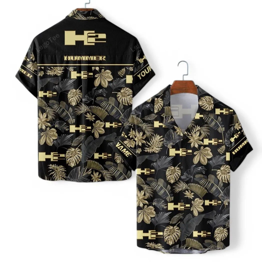Muscle Auto Fans Gift Hawaiian Shirt, Button up Shirt Exclusive Logo For Muscle Auto Lovers, Custom Name CAR139021125183-2