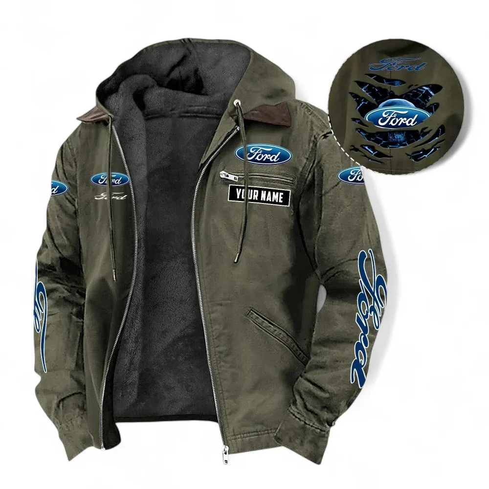 Muscle Car Fans Gift Hooded And Flannel Hoodie, Jacket Exclusive Logo For Car Owners, Custom Name CAR391072125671-Green