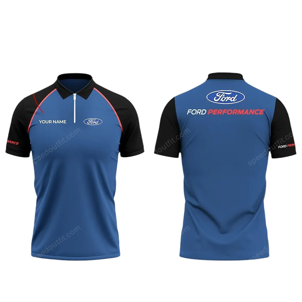 Muscle Car Fans Gift Zipper Polo Shirt, Shirt Exclusive Logo For Muscle Car Lovers CAR93031025246