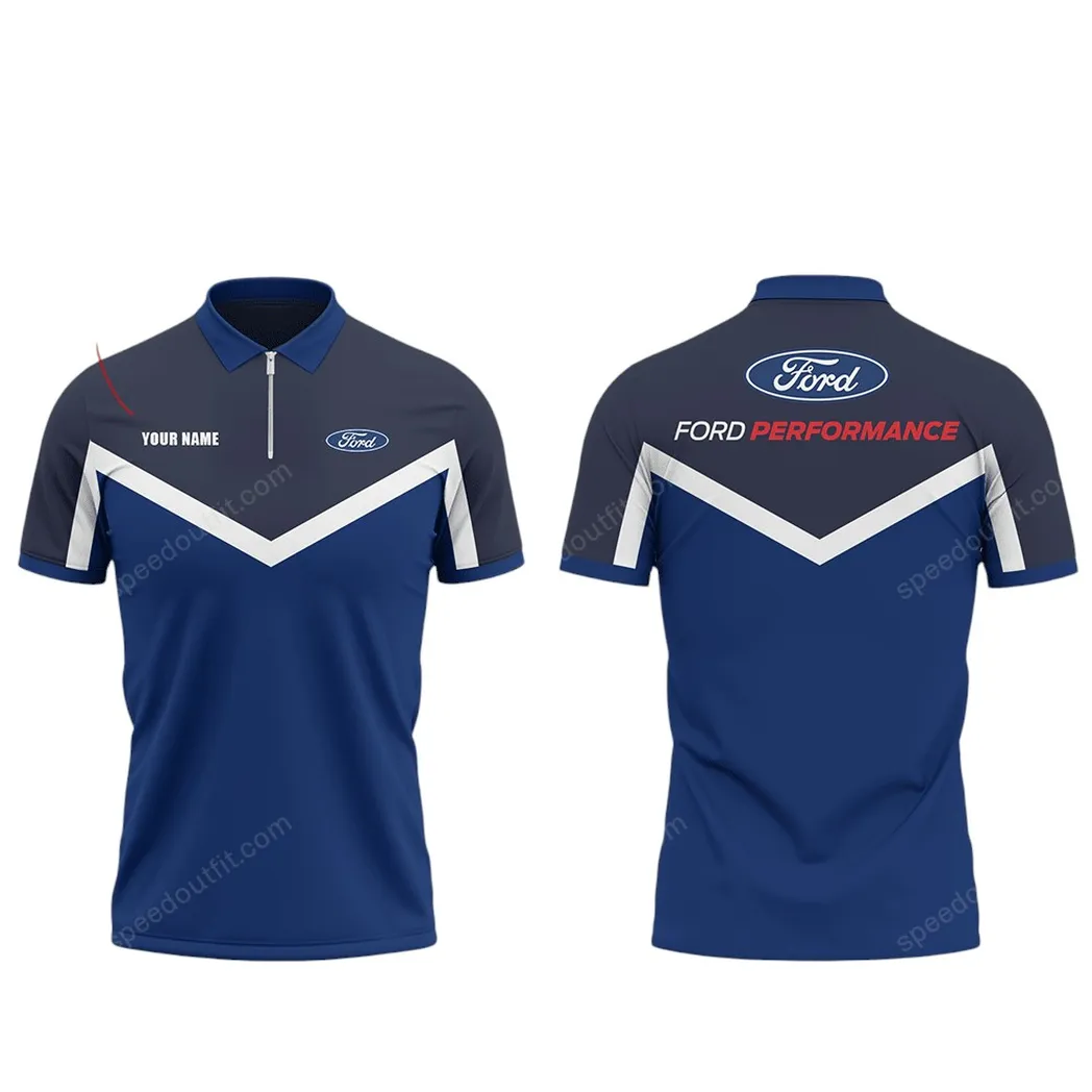 Muscle Car Fans Gift Zipper Polo Shirt, Shirt Exclusive Logo For Muscle Car Lovers CAR93031025247