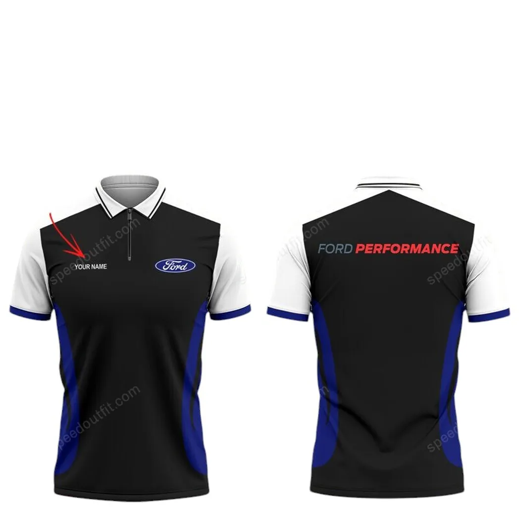 Muscle Car Fans Gift Zipper Polo Shirt, Shirt Exclusive Logo For Muscle Car Lovers CAR93031025251