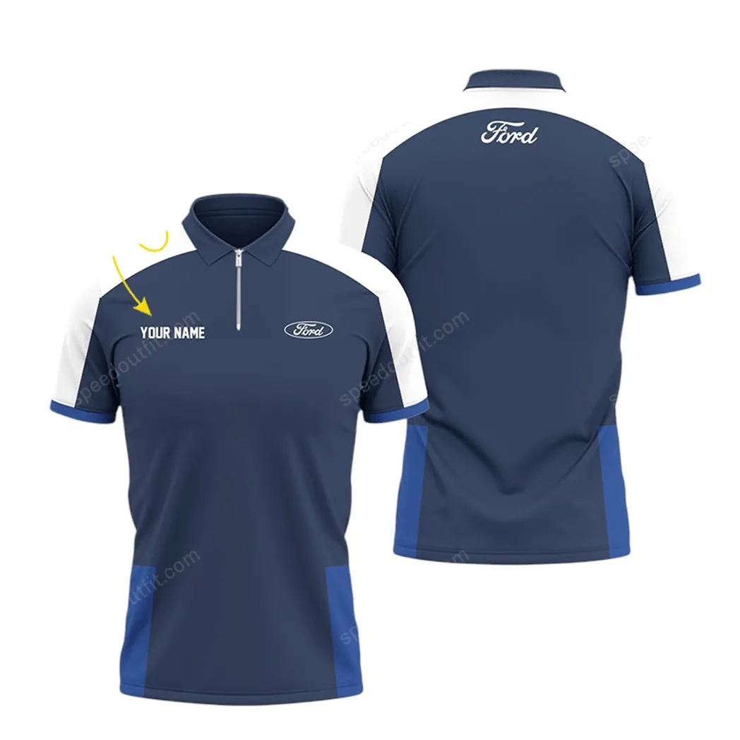 Muscle Car Fans Gift Zipper Polo Shirt, Shirt Exclusive Logo For Muscle Car Lovers CAR93031025257