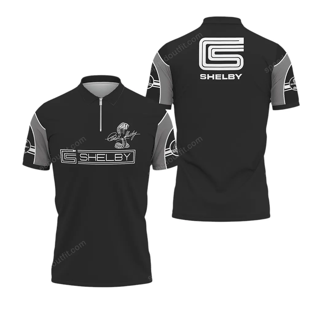Muscle Car Fans Gift Zipper Polo Shirt, Shirt Exclusive Logo For Muscle Car Lovers CAR93031025315