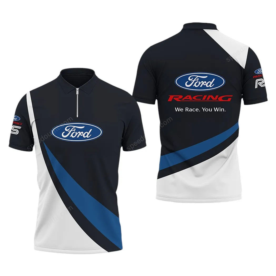 Muscle Car Fans Gift Zipper Polo Shirt, Shirt Exclusive Logo For Muscle Car Lovers CAR93031025320